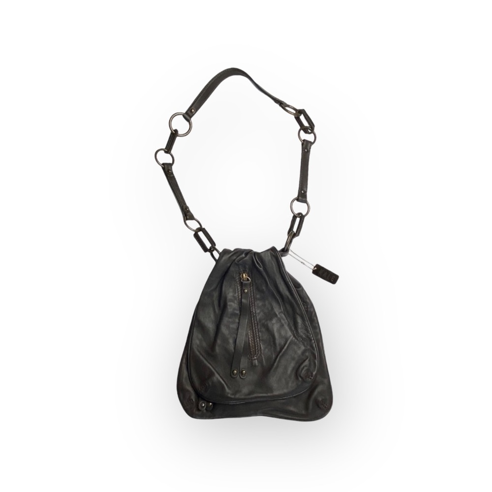 HTF: new Kale  Fashion Forward Diego Lambskin Messenger Bag  Chocolate Leather - Picture 15 of 16